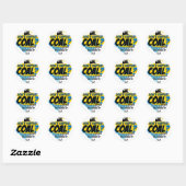 STICKER ROND NE SOUTIENS PAS LE CHARBON ? (Feuille)
