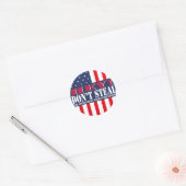 Sticker Rond Ne vole pas (Enveloppe)
