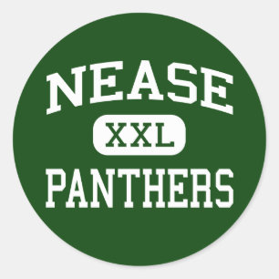 Sticker Rond Nease - Panthers - High - Saint Augustine Floride