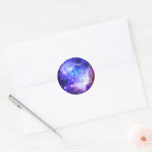 Sticker Rond Nebula bleue (Enveloppe)