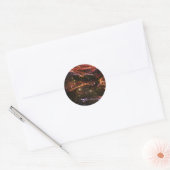 Sticker Rond Nebula Boucle Cygnus (Enveloppe)
