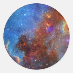 Sticker Rond Nebula continent nord-américain NASA