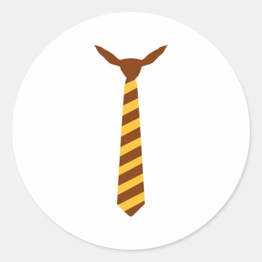 Sticker Rond Necktie (Devant)