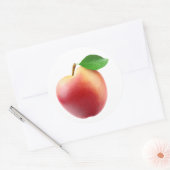 Sticker Rond Nectarine (Enveloppe)