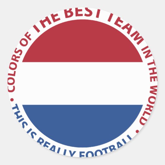 Sticker Rond Nederland Netherlands Art Shield (Devant)