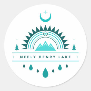 Sticker Rond NEELY HENRY LAKE alabama
