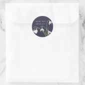 Sticker Rond Neige (Sac)