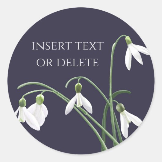 Sticker Rond Neige (Devant)