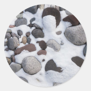 Sticker Rond Neige et rochers, Parc national du mont Rainier 2