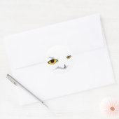 STICKER ROND NEIGE OWL (Enveloppe)