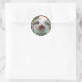 Sticker Rond neigeux, Joyeux Noël (Sac)