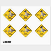 Sticker Rond Nene Crossing (Feuille)