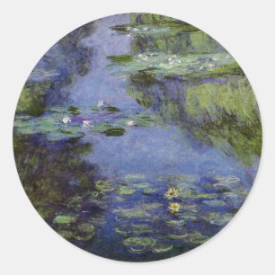 Sticker Rond Nénuphar