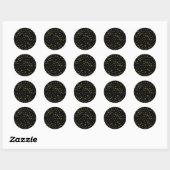 Sticker Rond Neolution Gold - Orphelin Noir (Feuille)