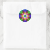 Sticker Rond Neon daisy (Sac)