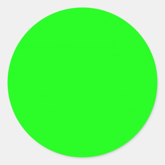 Sticker Rond Neon Lime Green Arrière - plan (Devant)