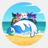 Sticker Rond Neonpacks (Devant)