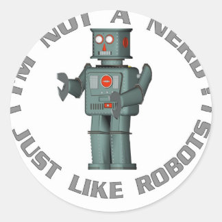 Sticker Rond NerdBot