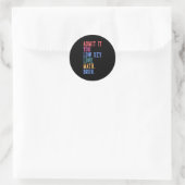 Sticker Rond Nerdy Math Admettez-Vous Low Key Love Math Bruh Te (Sac)