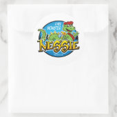 Sticker Rond Nessie : Un monstre Wee (Sac)