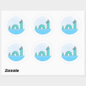Sticker Rond Nessy (Feuille)