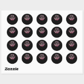 Sticker Rond N'est pas comme la maternité (Feuille)