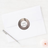 Sticker Rond Nettoyeur Abstrait Glam Rose Or Lash (Enveloppe)
