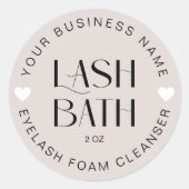 Sticker Rond Nettoyeur de mousse d'extension de laisse professi (Devant)