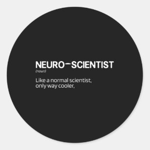 Sticker Rond Neuro Science Scientifique Neurologie Neurologie F