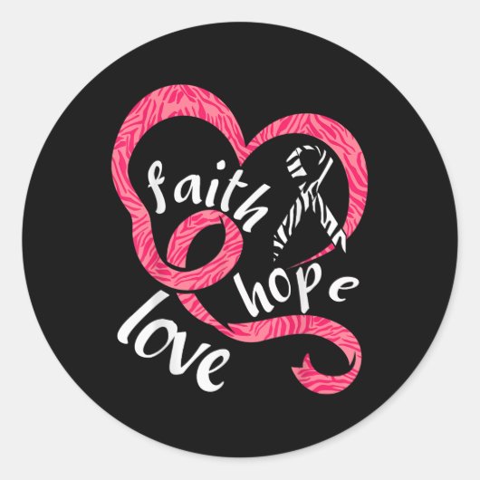 Sticker Rond Neuroendocrine Cancer Sensibilisation Lutte contre (Devant)