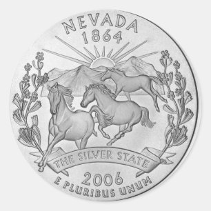 Sticker Rond Nevada 2006_NV_Unc