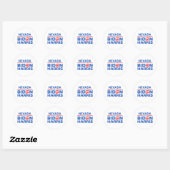 Sticker Rond Nevada pour Biden Harris (Feuille)
