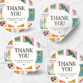 Sticker Rond New Chapter Baby Shower 