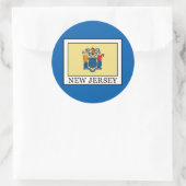 Sticker Rond New Jersey (Sac)