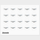 Sticker Rond New Jersey Shore (Feuille)