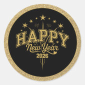 Sticker Rond New Year (Devant)