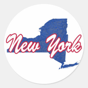 Sticker Rond New York