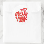 STICKER ROND NEW YORK (Sac)