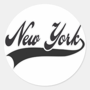 STICKER ROND NEW YORK