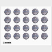 Sticker Rond New York (Feuille)