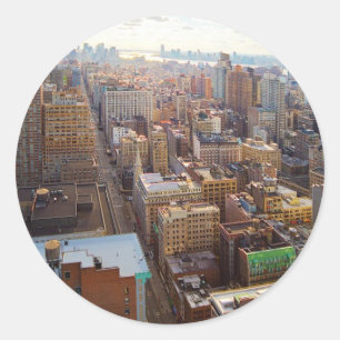 Sticker Rond New York City