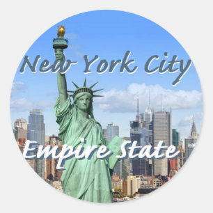 Sticker Rond New York City