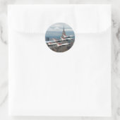 Sticker Rond New York du F-16 (Sac)