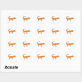 Sticker Rond Newt (Feuille)