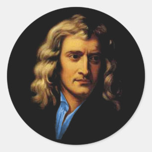 Sticker Rond Newton