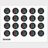 Sticker Rond Next Stop Kindergen Preschool Graduation 2023 (Feuille)