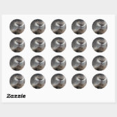Sticker Rond Nez de lapin (Feuille)