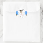 Sticker Rond Nez de Renne (Sac)