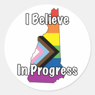 Sticker Rond NH I Croire au progrès