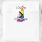 Sticker Rond NH I Croire au progrès (Sac)